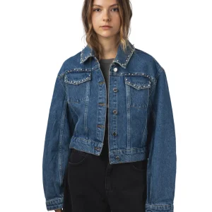 Idolized Embo Denim Jacket