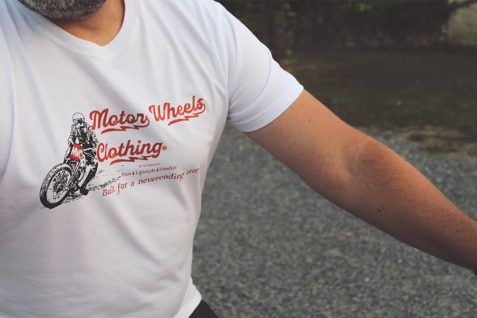 T-shirt "Fun & Lifestyle" — L’esprit ride par Motor Wheels – Image 7