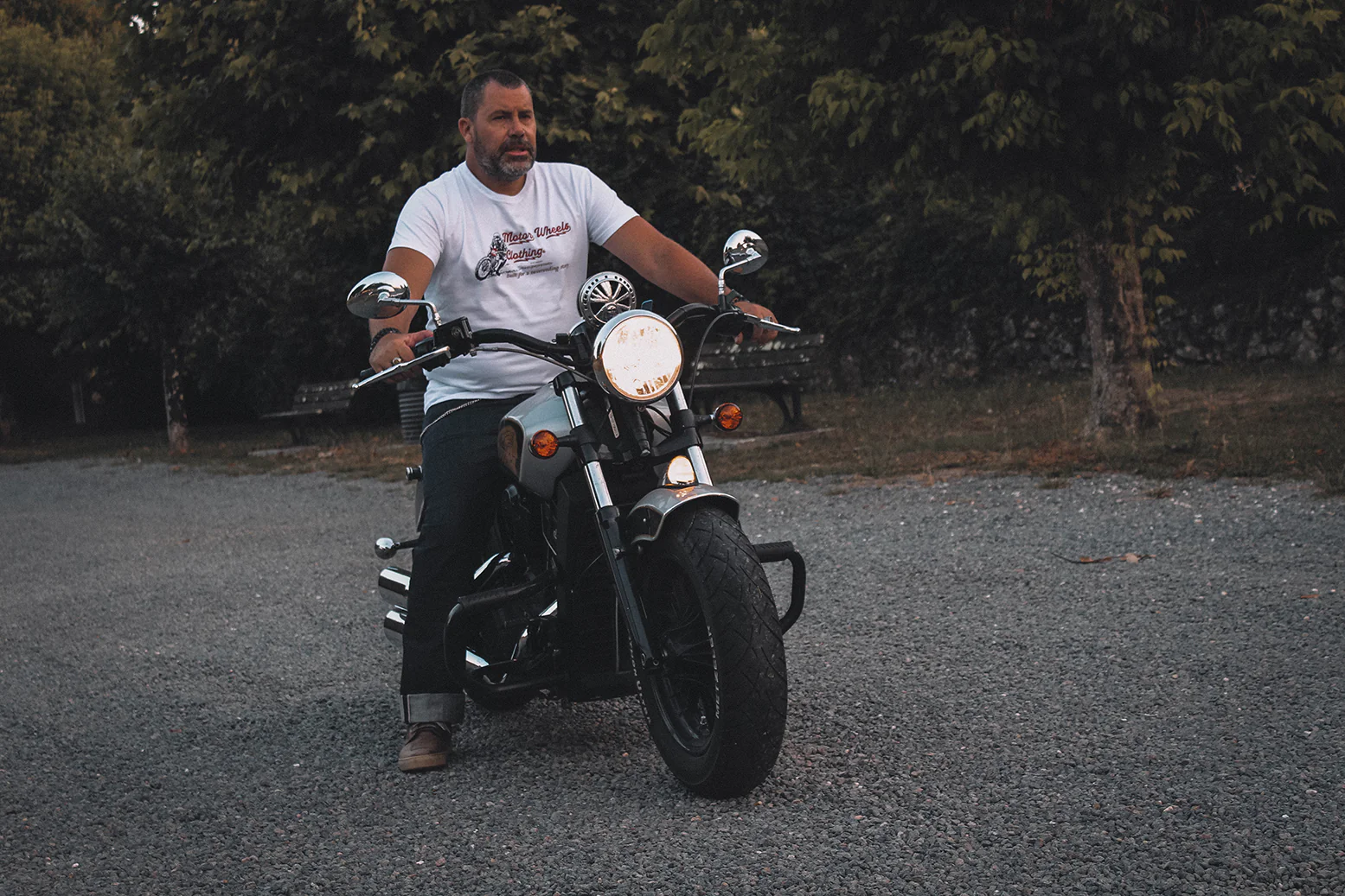 T-shirt "Fun & Lifestyle" — L’esprit ride par Motor Wheels – Image 5