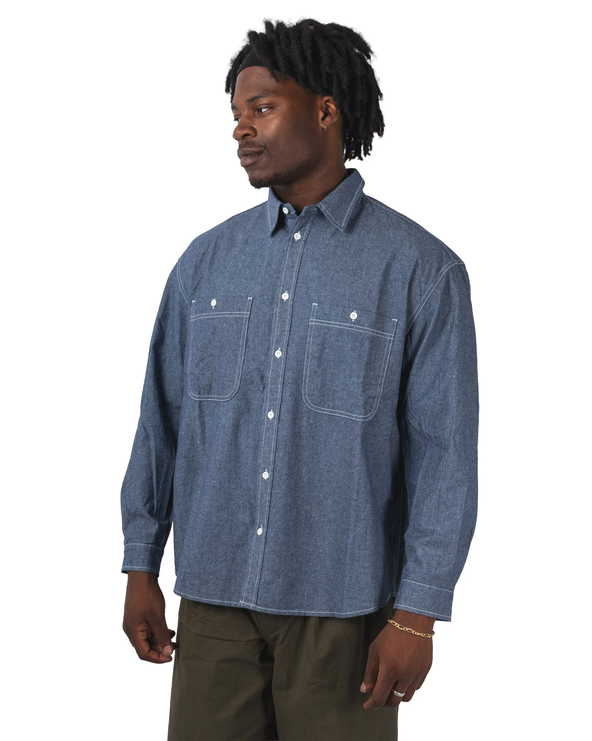 2 Pockets Denim Shirt – Image 5
