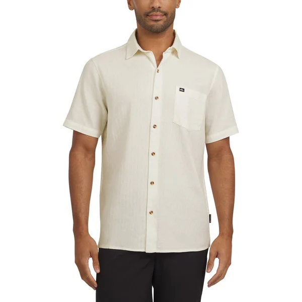 Quicksilver - Chemise à manches courtes à chevrons pour hommes – Image 2