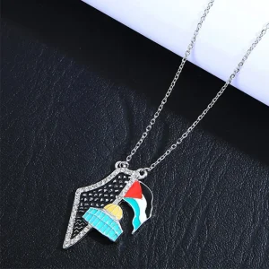 Pendentif Carte Palestine