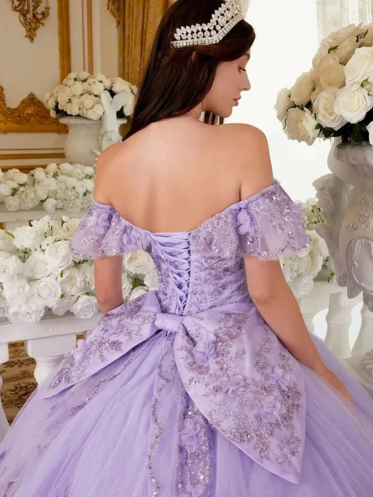 Robe de mariée violette – Image 4