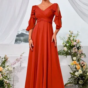 Robe témoin terracotta