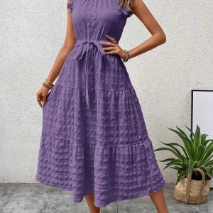 Robe violette simple