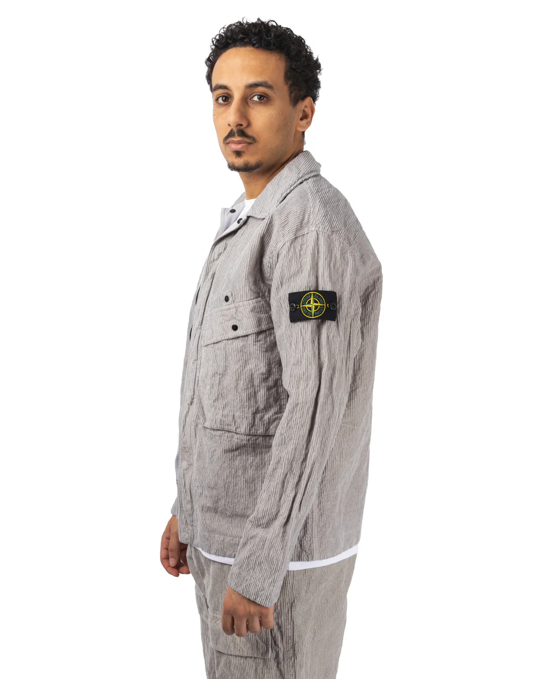 Wrinkled Corduroy 500-TC Overshirt – Image 4