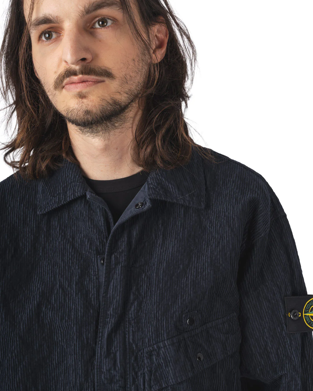 Wrinkled Corduroy 500-TC Overshirt – Image 3