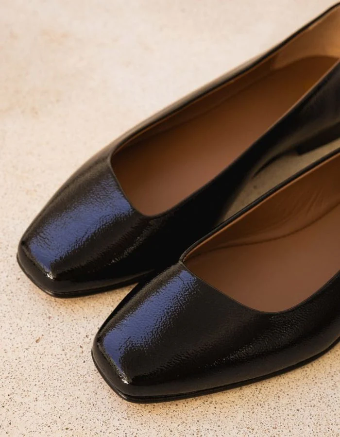 Ballerines Adélie Noir Vinyl – Image 5