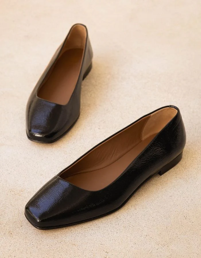 Ballerines Adélie Noir Vinyl – Image 6