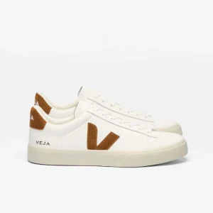 Baskets Campo Leather White Cognac