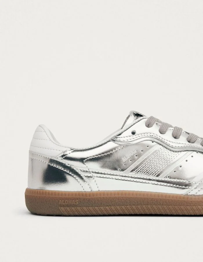 Baskets Tb.490 Rife Shimmer Silver Cream – Image 6