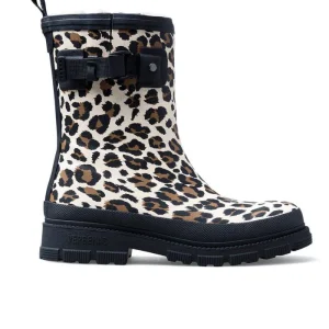 Bottes de Pluie Lina Mate Combi Leopard