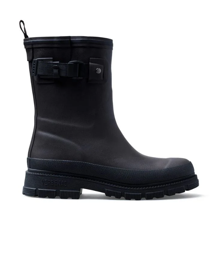 Bottes de Pluie Lina Mate Combi Fur Brown/Black – Image 3