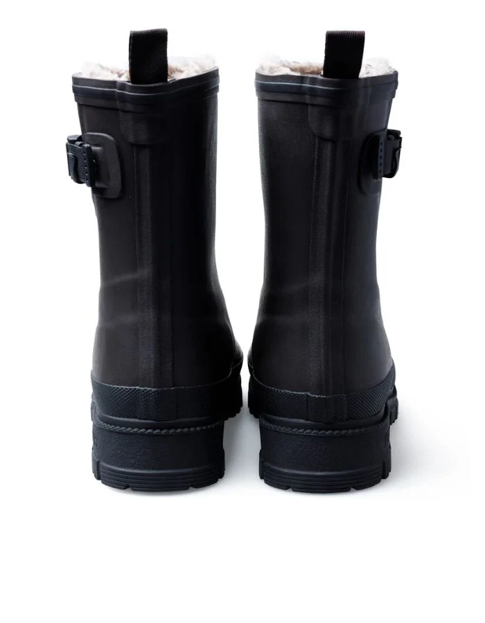 Bottes de Pluie Lina Mate Combi Fur Brown/Black – Image 5