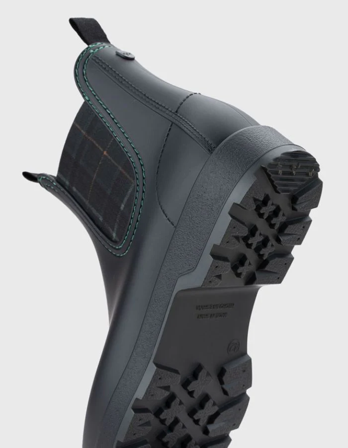 Bottines de Pluie Oscar Noir et Tartan – Image 4