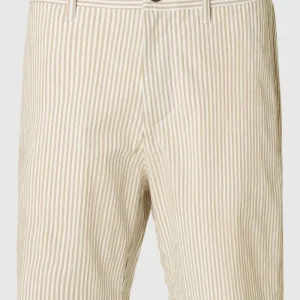 Short Seersucker Beige Karl