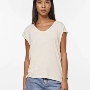 T-Shirt Blanc à Paillettes Billo